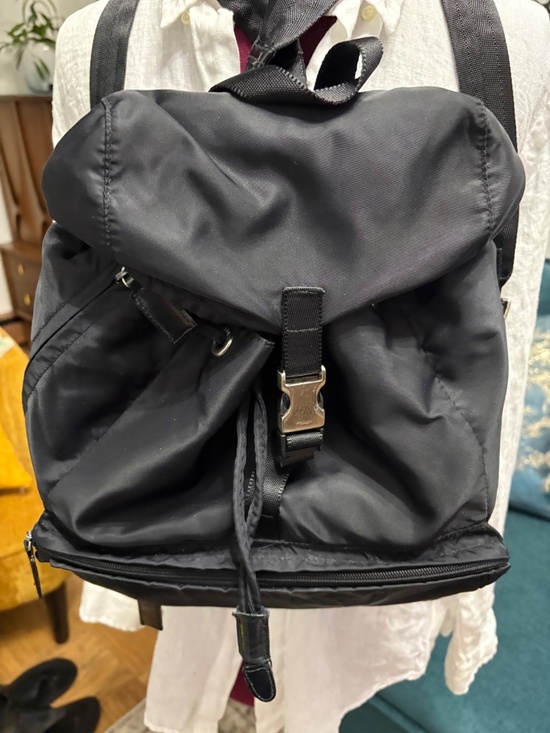 PRADA Black Small Nylon Backpack main image 8